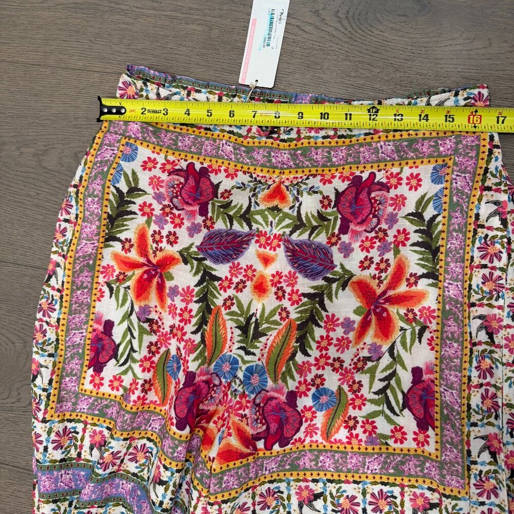 Wide Leg Floral Print Pants - Multicolor - Picture 3 of 6
